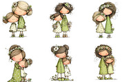 Whimsical Mother’s Day Clipart, a Seasonal Illustration by Designking (Thumbnail 4 of 5)