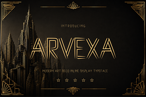 ARVEXA — Art Deco Inline Display