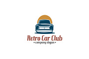 Retro Car Club Logo Template, a Branding & Logo Template by mesuka (Thumbnail 2 of 2)