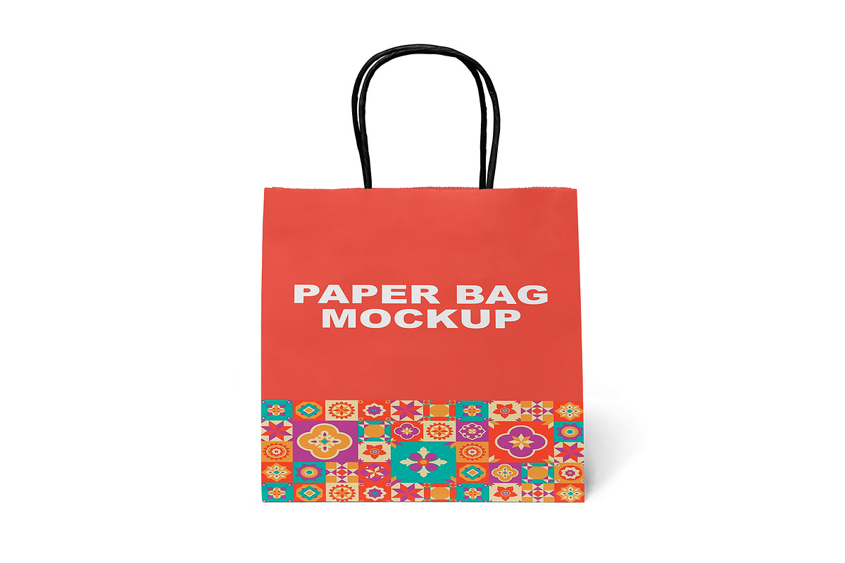Paper Bag Mockup, a Packaging Mockup by mockupbuys (Photo 3 of 3)