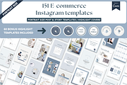 E-commerce shop Instagram Canva post, a Social Media Template by Cate Creates (Thumbnail 1 of 10)