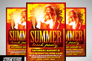 Beach Party Flyer, a Flyer Template by XtremeFlyers (Thumbnail 1 of 2)