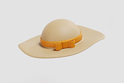Woman hat Straw Hat, an Object 3D Model by fahad121 (Thumbnail 5 of 7)