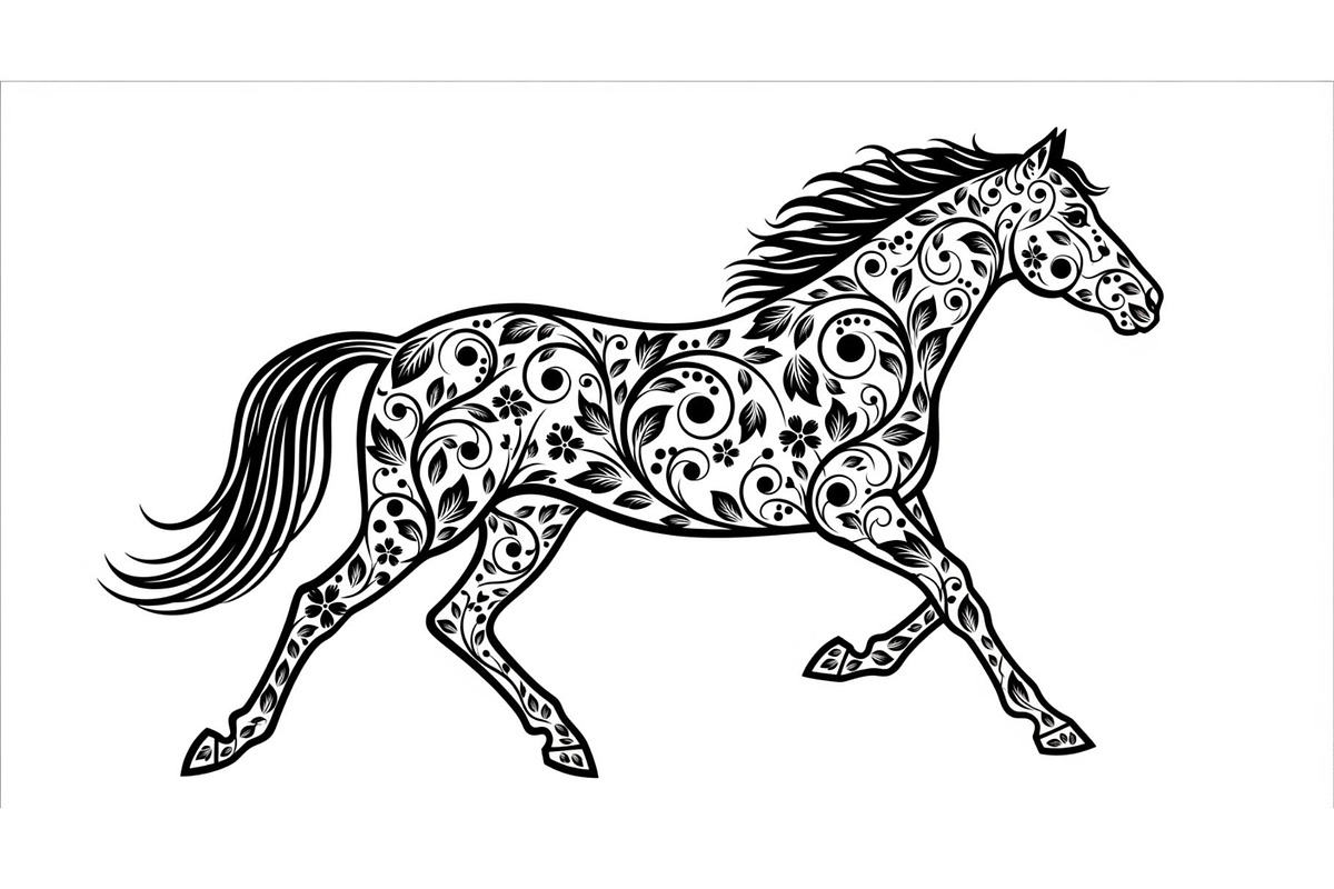 Running Horse Silhouette SVG Bundle, an Illustration by Creativeshirt (Photo 25 of 31)