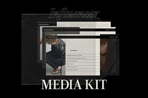 Influencer Media Kit Canva Template