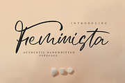 Feminista Font, a Script Font by Fatmawati (Thumbnail 1 of 12)