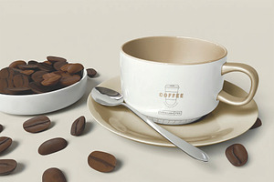 Coffee Mug Mockup, a Cups & Container Mockup by skybluecreative