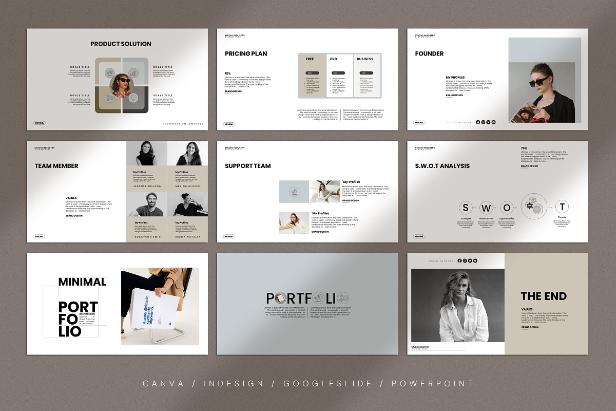 Minimal | Business Presentation preview 8