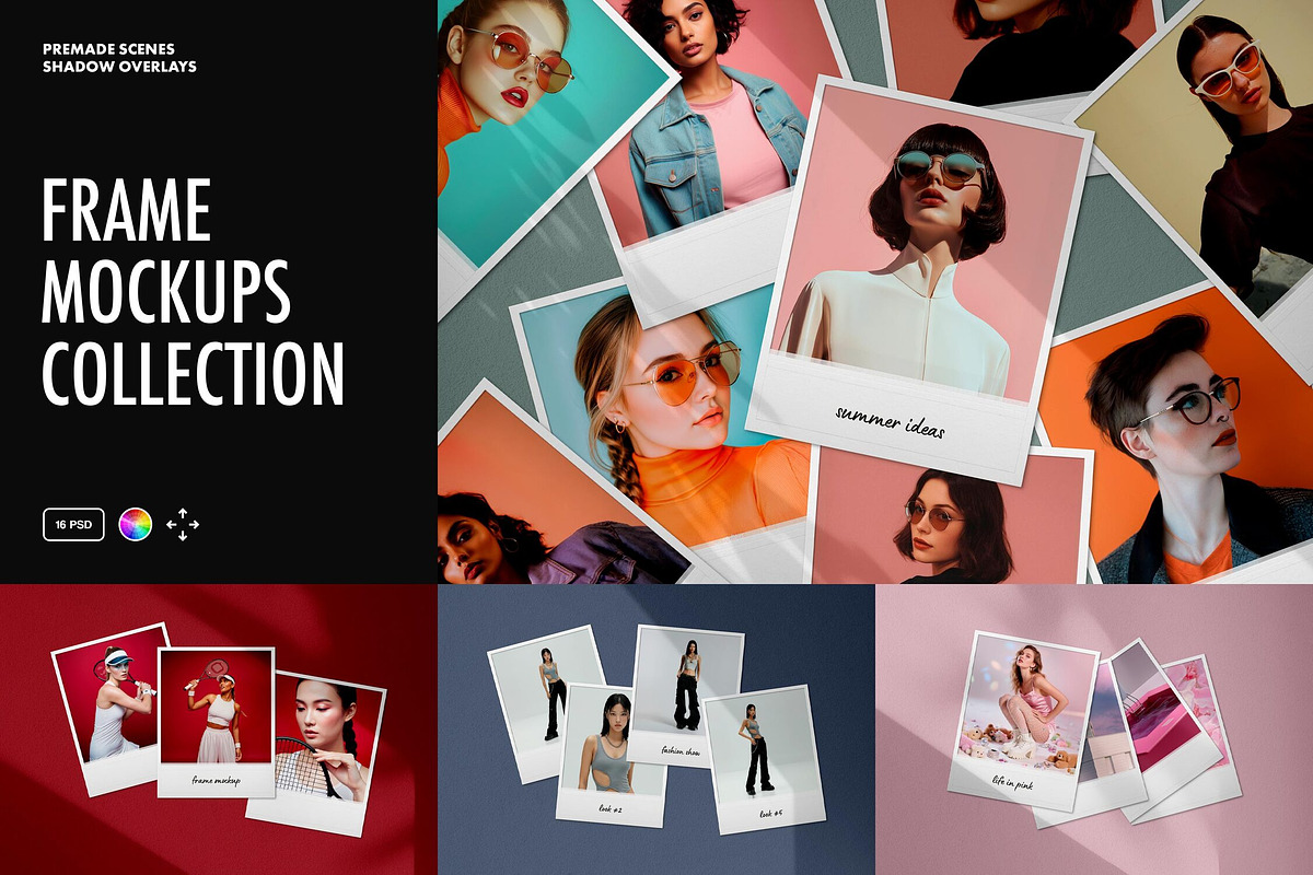 Frame Mockups Collection, a Pens & Pencil Mockup by Design Squad (Photo 1 of 19)