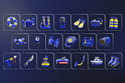Scuba Dive Tools 3D Icon Pack, an Object 3D Model by Haps Space (Thumbnail 4 of 4)