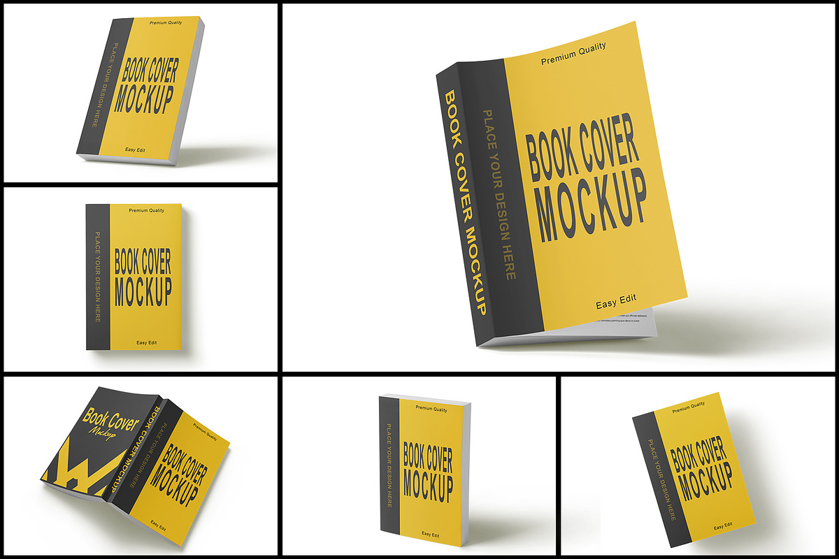 Book Cover Mockup, a Books & Magazine Mockup by mockupbuys (Photo 1 of 9)