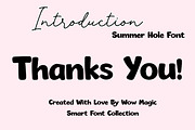 Summer Hole Font, a Slab Serif Font by Wow Magic (Thumbnail 3 of 3)