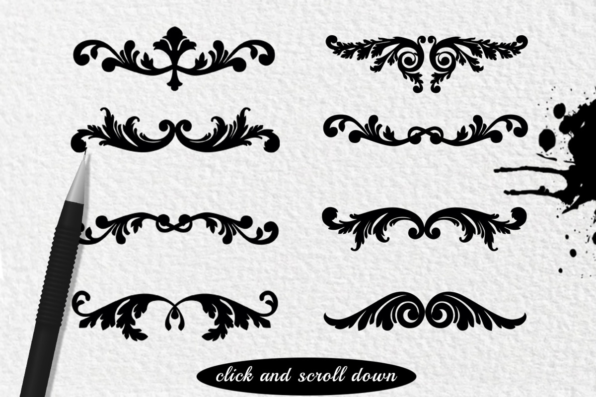 Decorative design elements and crows, an Object Graphic by Holovei (Photo 4 of 6)
