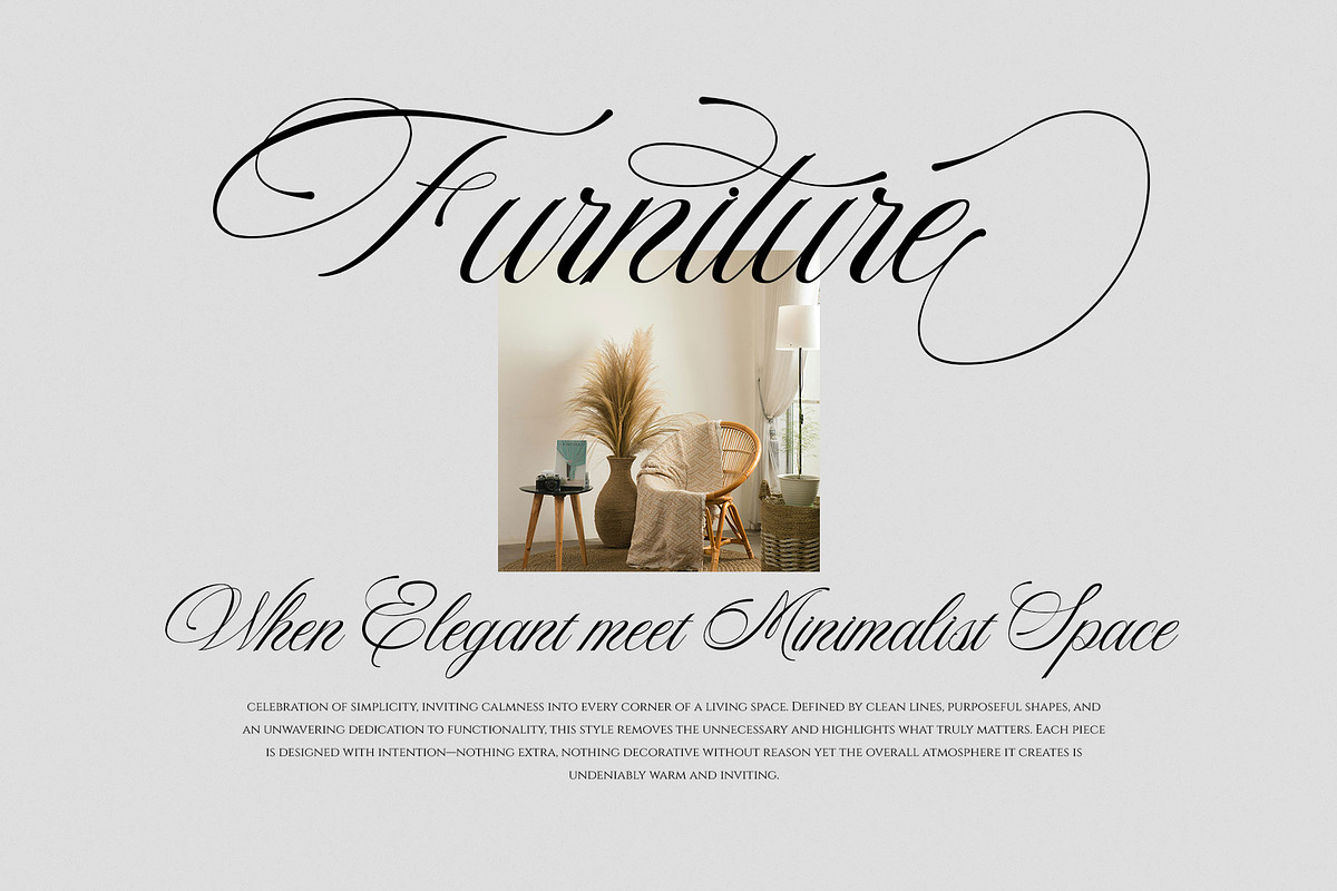 Rastrina Calligraphy Script Font, a Script Font by RantautypeStudio (Photo 5 of 16)