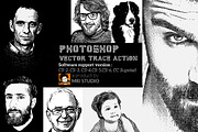 Photoshop Vector Trace Action, an Action Add-On by MRI STUDIO (Thumbnail 1 of 8)