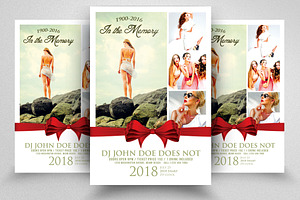 Memorial Flyer Template, a Flyer Template by Business Flyers