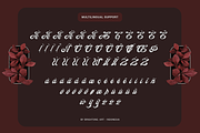 Brestyan Hillarend - Decorative Font, a Script Font by Brightone (Thumbnail 4 of 8)