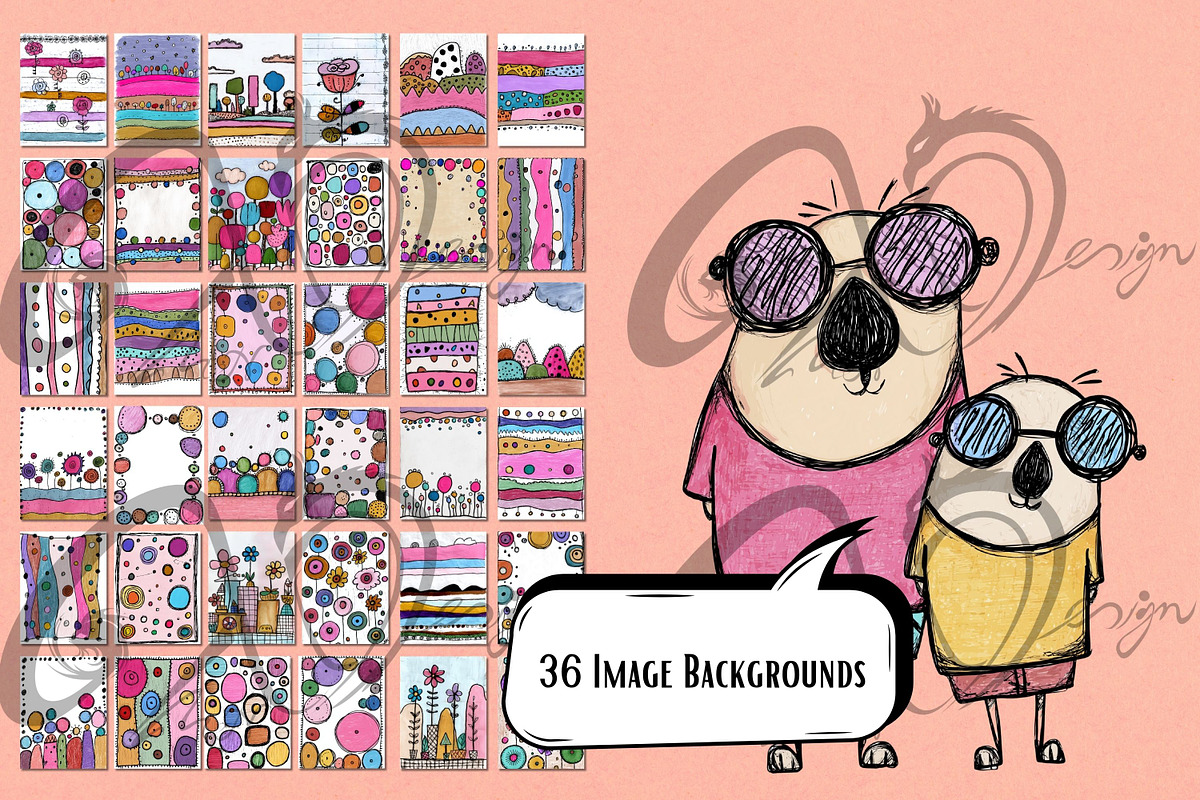 Pastel Pals Parade, an Animal Illustration by NiiiNArt (Photo 3 of 6)