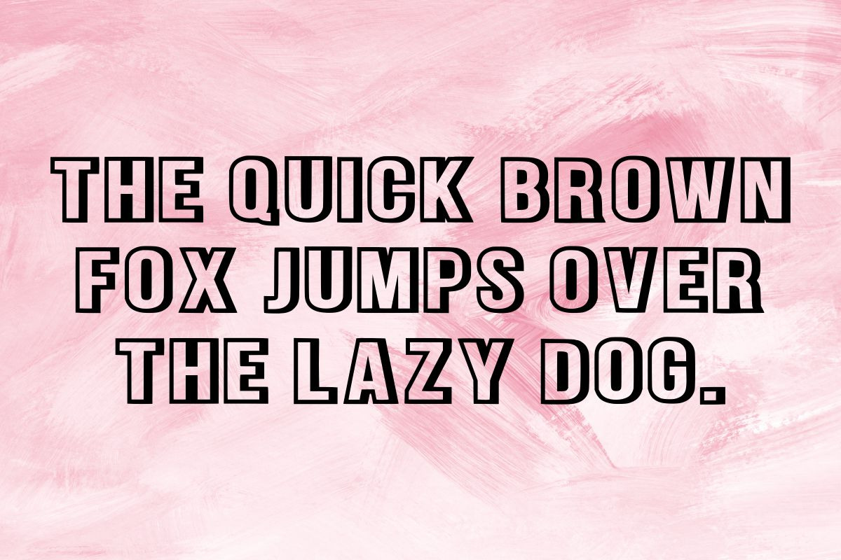 Contour Outlines Font, a Sans Serif Font by Fourteen Letter (Photo 6 of 9)