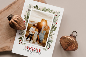 Christmas Card Template CD215