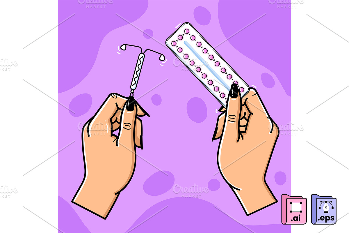 Female Contraception Methods, a Healthcare Illustration by MISS CHATZ (Photo 2 of 3)