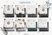 Cozy Woodland Animals Clipart, a Texture Illustration by Jenny Quince (Thumbnail 3 of 13)