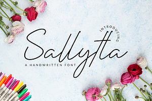 Sallytta - Handwritten Font