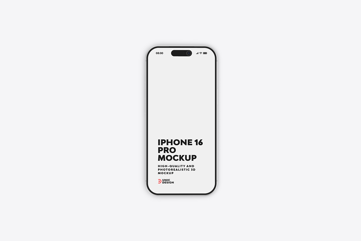 iPhone 17 Pro Mockup, an iPhone Mockup by UnicDesign (Photo 2 of 13)