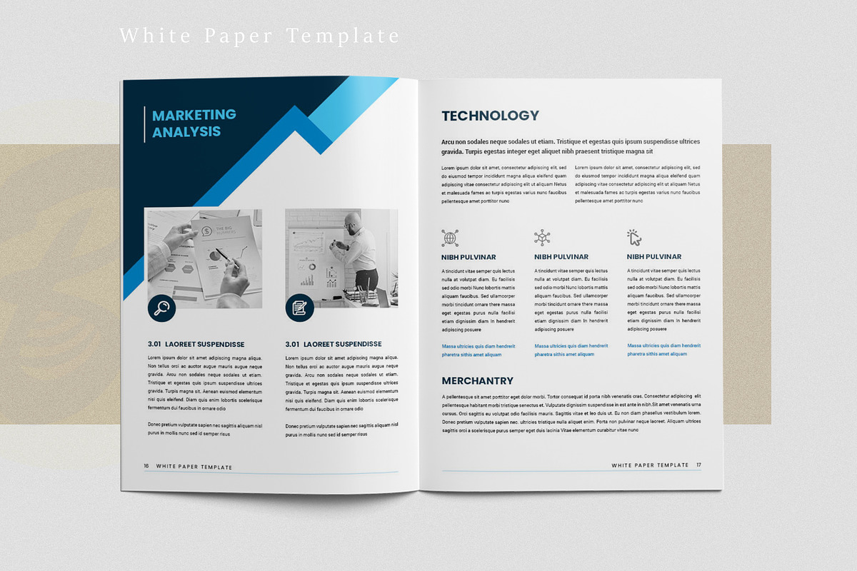 White Paper Template, a Brochure Template by ArtisticLand (Photo 6 of 8)