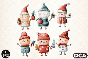 Holiday Characters Animal PNG, an Animal Illustration by DreamCafeArt