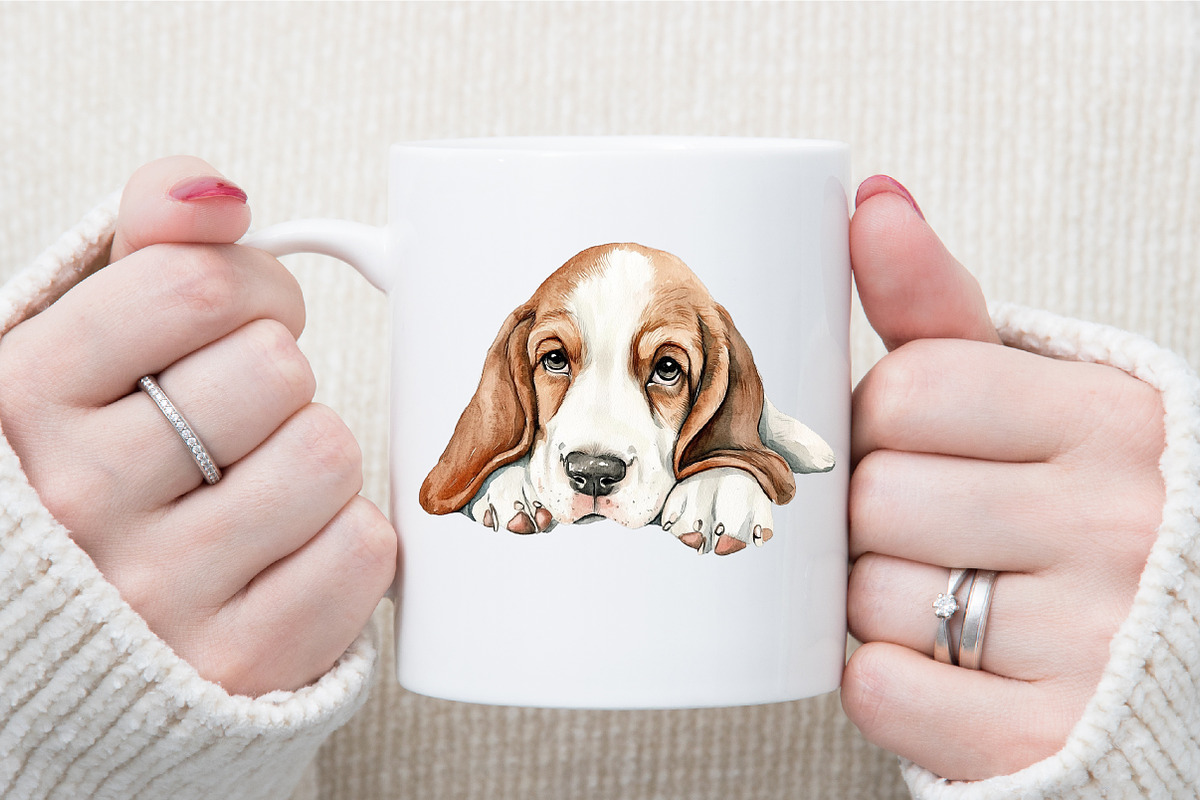 Cute Dog Clipart Baby Dog Png, an Illustration by Sublimation Artist (Photo 5 of 6)