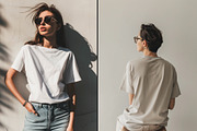 Prompt for t-shirt mockup, a Beauty & Fashion Photo by AS Studio (Thumbnail 10 of 12)