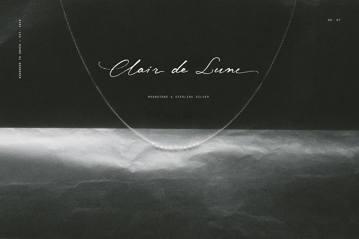 Midnight Symphony // Script font, a Handwritten Font by PeachCreme (Photo 4 of 15)