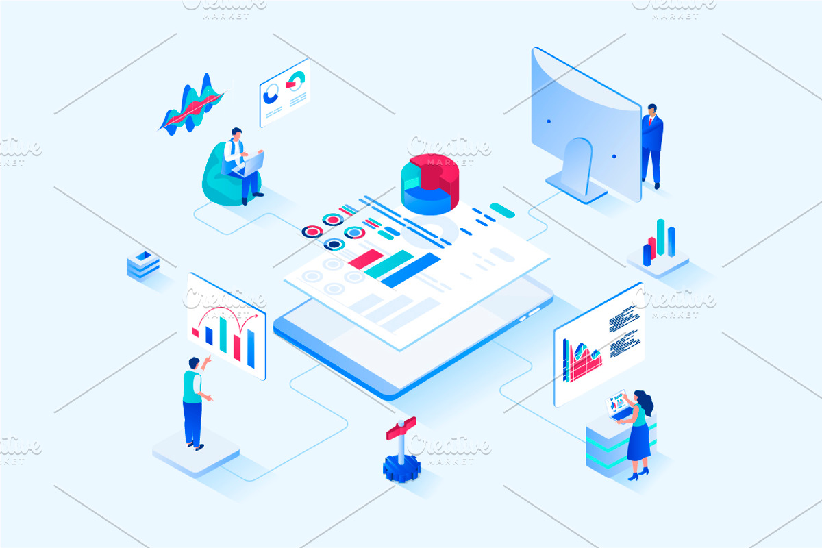 Isometric Web Illustrations, a Templates & Theme by alexdndz (Photo 12 of 31)
