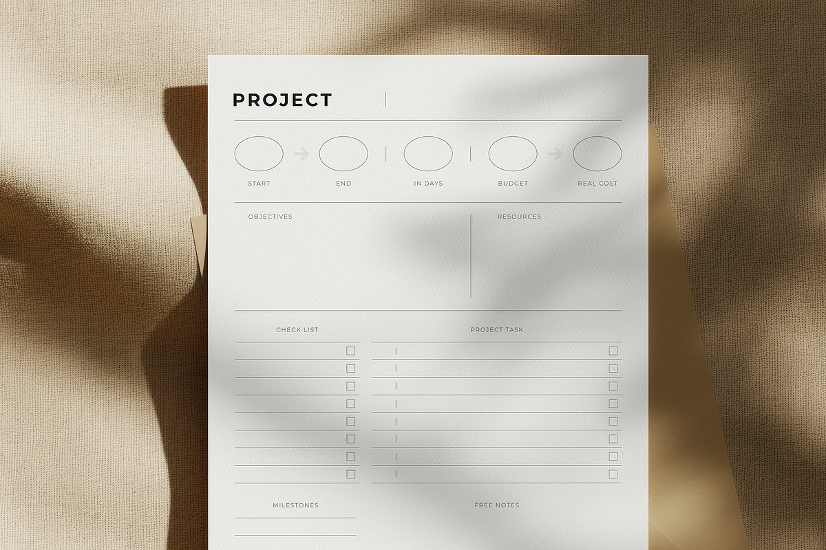Minimal Project Planner