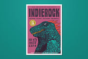 Hand Drawn Monster Rock Music Flyer, a Flyer Template by ashenterprise (Thumbnail 1 of 3)