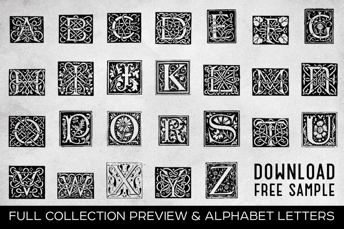 28 IN 1 VINTAGE LETTERS COLLECTION preview 2