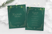 Christmas Menu Template, a Flyer Template by BrandPacks (Thumbnail 1 of 5)