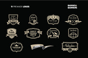 Badges & Banners Kit, an Object Graphic by Juru Rancang Graphic (Thumbnail 4 of 5)