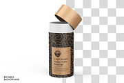 Craft Paper Tube Mockup PSD, a Cups & Container Mockup by Ram Studio LLC (Thumbnail 8 of 19)