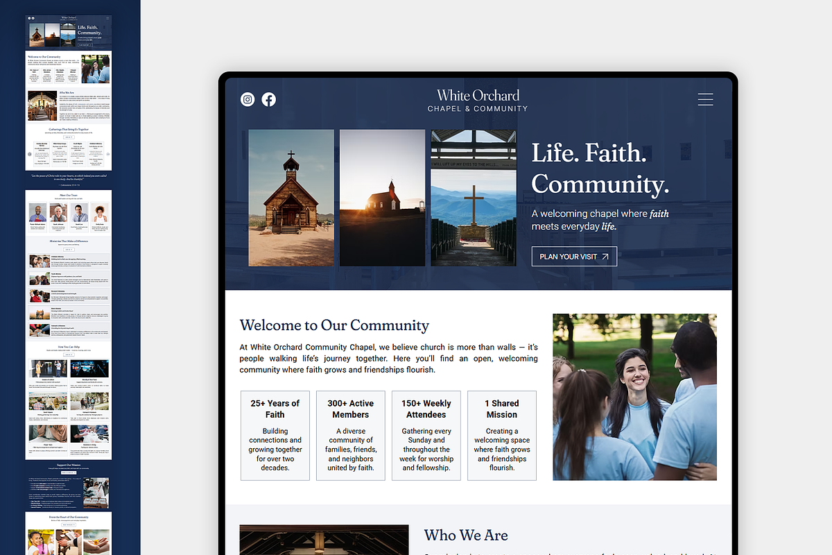 Volunteer / Religious Website preview 5