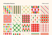 Holiday Patterns & Backgrounds, a Pattern Graphic by Felizabeth Design (Thumbnail 5 of 13)