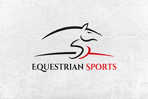 Equestrian Sports Logo Template