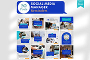 Social Media Manager -Canva Posts, a Social Media Template by Viral Content Design (Thumbnail 8 of 17)
