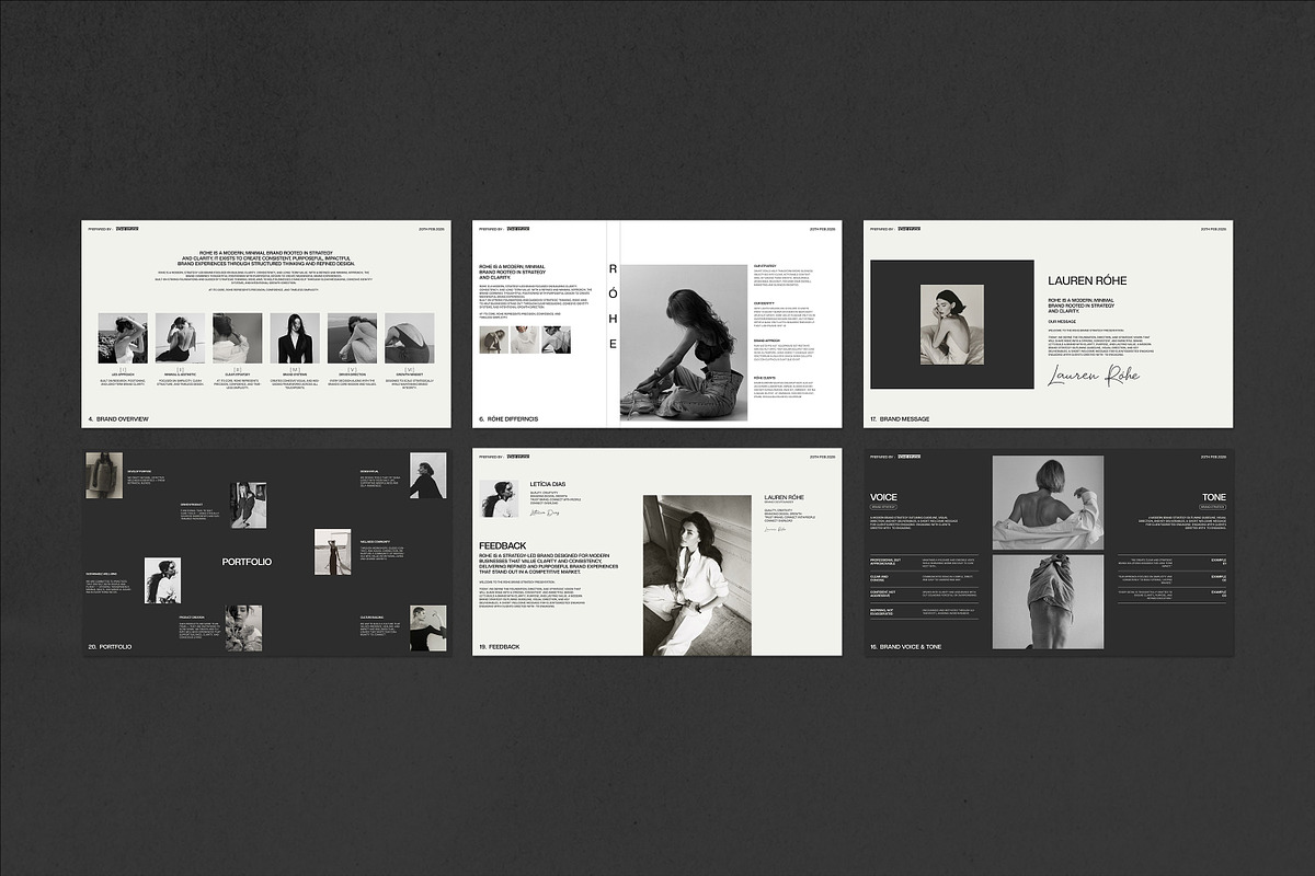 Róhe | Brand Strategy Template, a Presentation Template by Graphpexel (Photo 8 of 9)