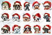 Playful Peeking Dog Breeds Clipart, an Illustration by designcity5 (Thumbnail 2 of 5)