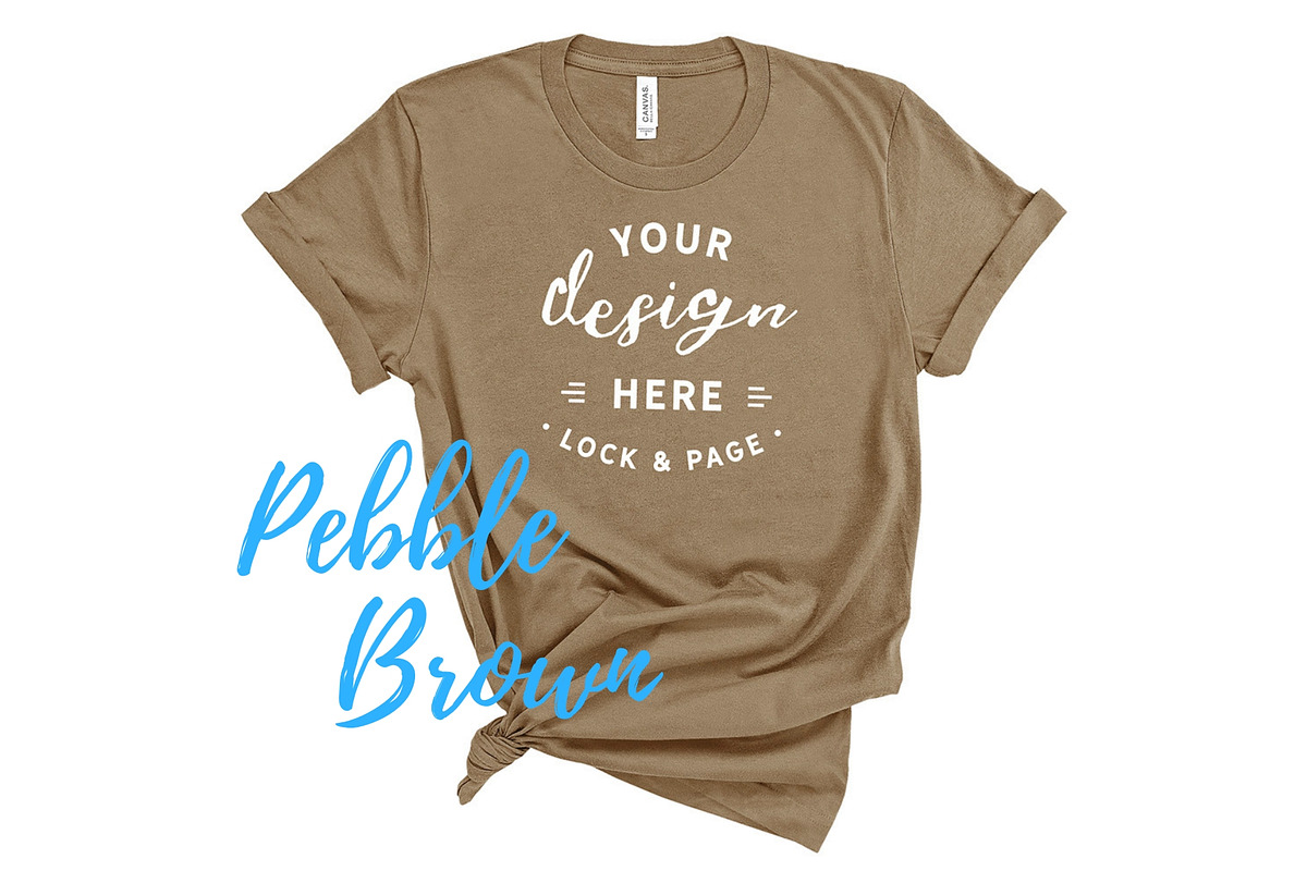 Bella Canvas TShirt Mockups On White, a Shirt Mockup by lock and page (Photo 38 of 92)