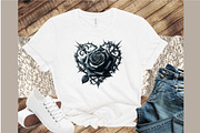 Gothic Valentines Day Clipart PNG, an Illustration by Sublimation Artist (Thumbnail 4 of 6)