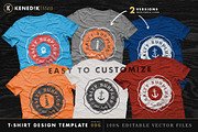 T-Shirt Design Template 006, an Object Graphic by KENEDIK DESIGN STUDIO (Thumbnail 2 of 3)