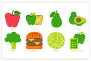 Healthy Foods, a Food Illustration by monkik (Thumbnail 2 of 14)